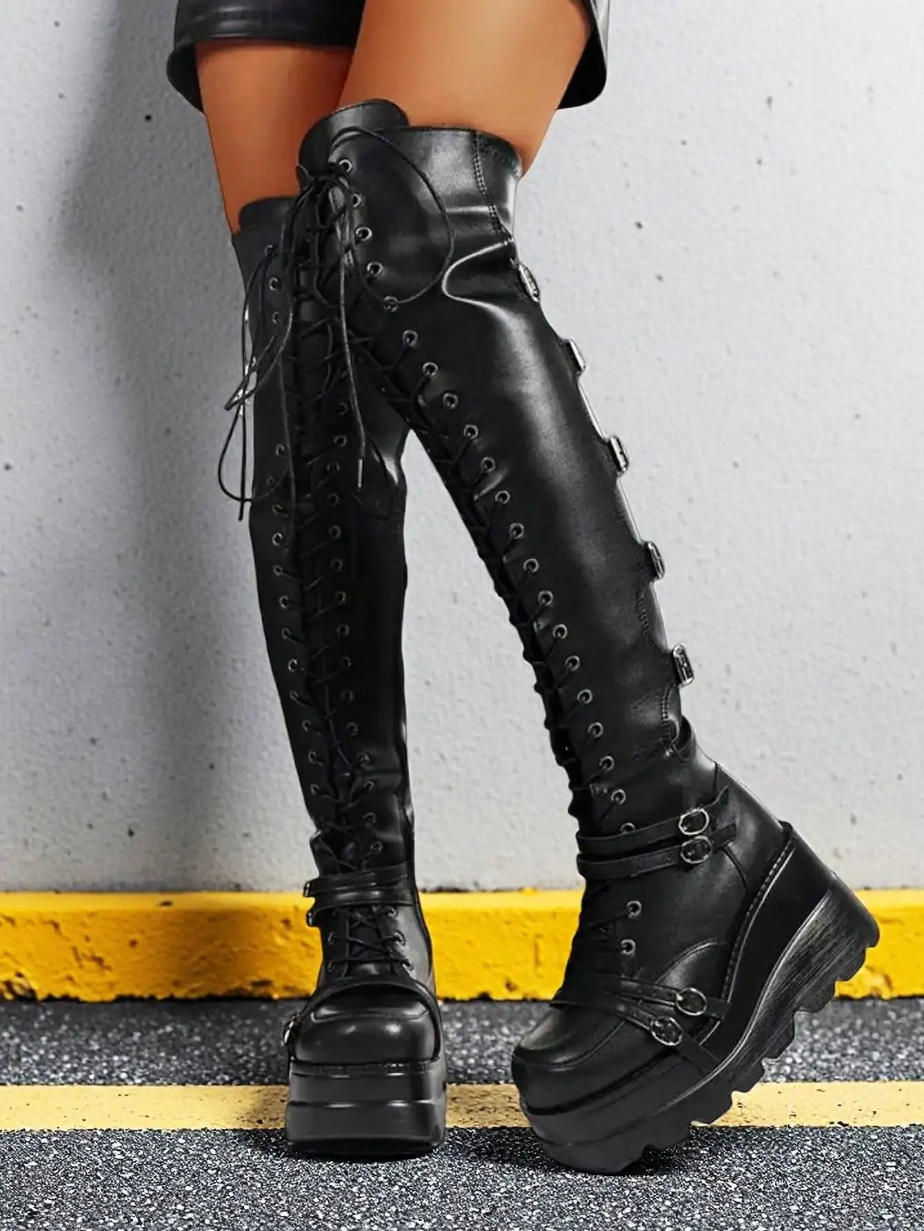 Y2K Combat Boots